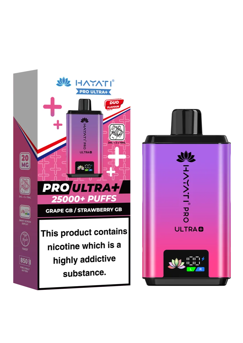 Grape GB / Strawberry GB Hayati Pro Ultra Plus 25000 Prefilled Pod Kit