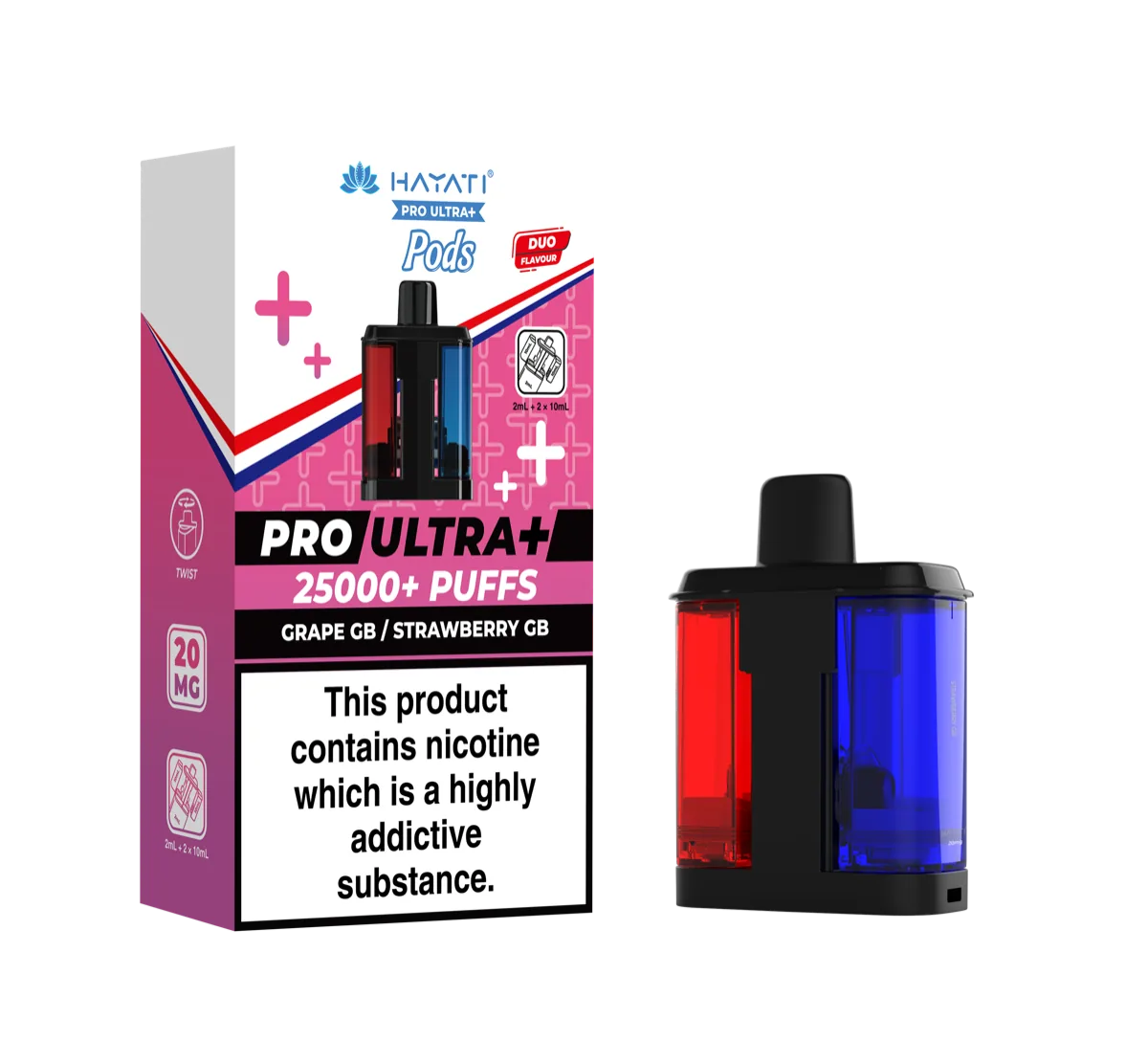 Grape GB / Strawberry GB Hayati Pro Ultra Plus Pods