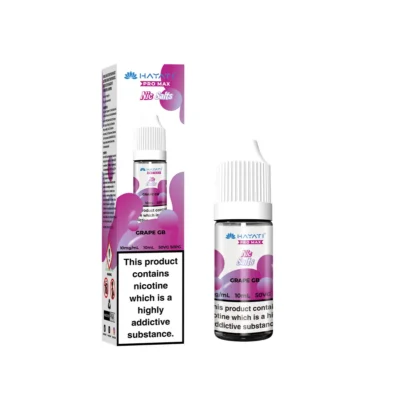 Grape Gummy Bear Hayati Pro Max nic salt, 10ml bottle and box