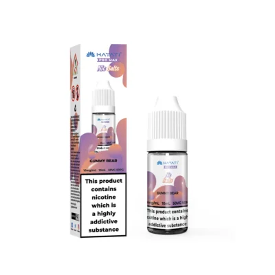 Gummy Bear Hayati Pro Max nic salt, 10ml bottle and box, 10mg
