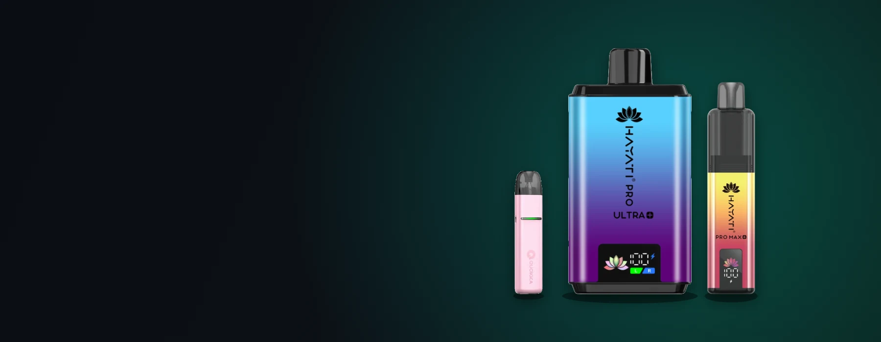 The Hayati range — Quokka, Pro Ultra Plus and Pro Max Plus