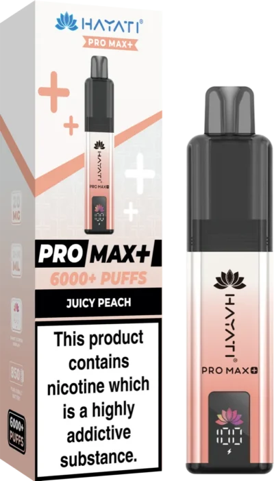 Juicy Peach Hayati Pro Max Plus Pod Kit