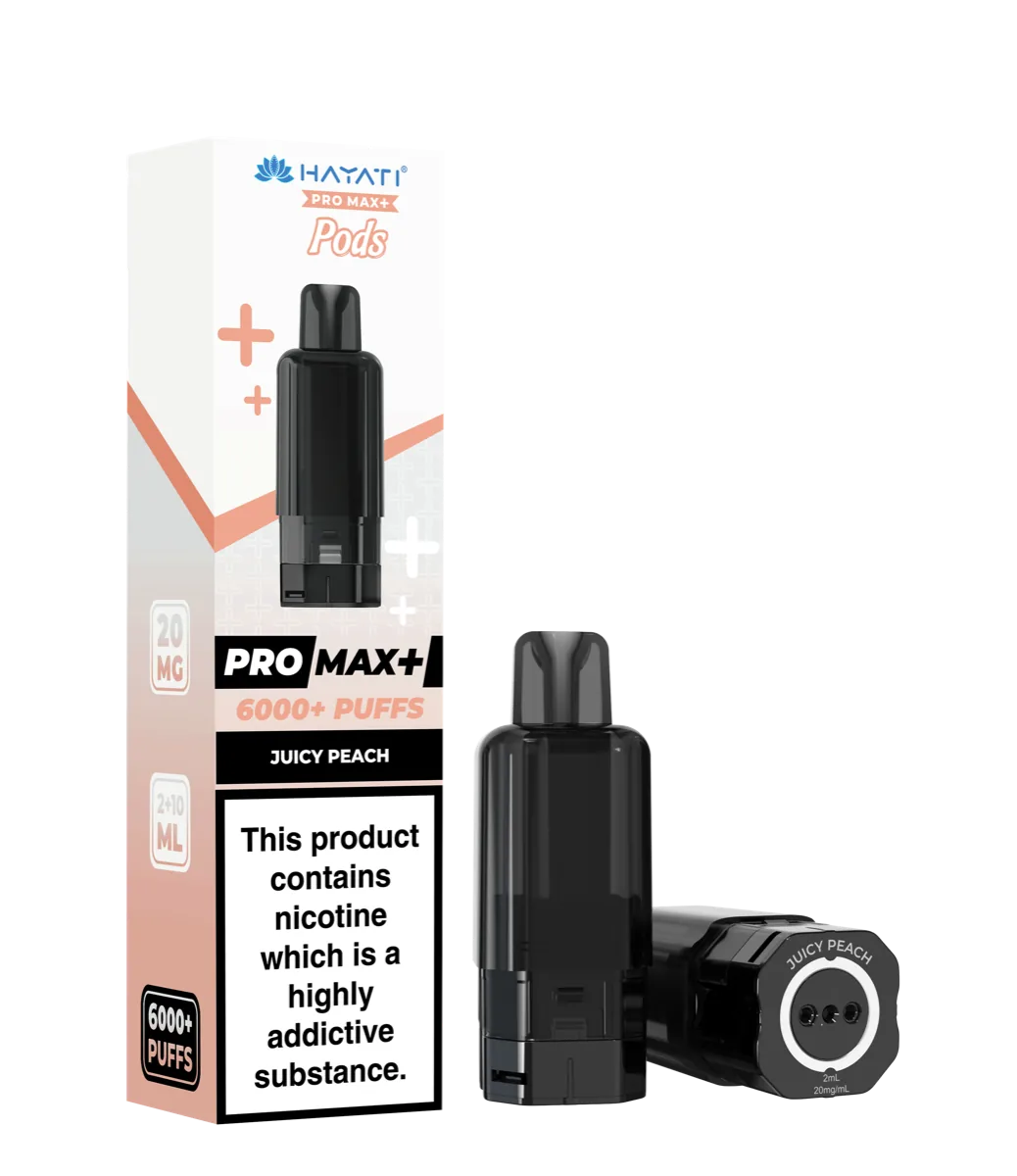 Juicy Peach Hayati Pro Max Plus Pods