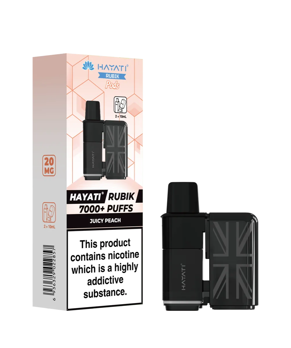 Juicy Peach Hayati Rubik Pods