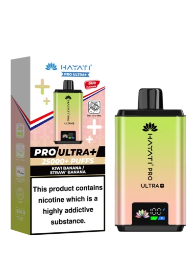 Kiwi Banana / Strawberry Banana Hayati Pro Ultra Plus 25000 Prefilled Pod Kit