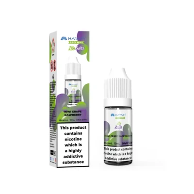 Kiwi Grape Raspberry Hayati Pro Max nic salt, 10ml bottle and box, 10mg