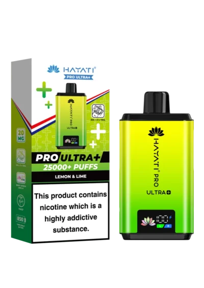 Lemon Lime Hayati Pro Ultra Plus 25000 Prefilled Pod Kit