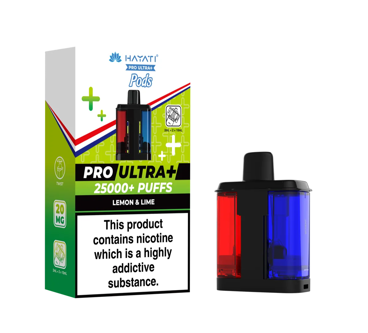Lemon Lime Hayati Pro Ultra Plus Pods