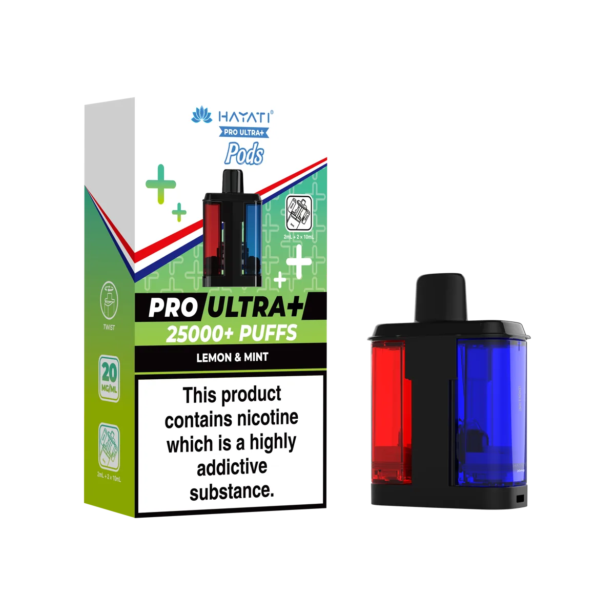 Lemon & Mint Hayati Pro Ultra Plus 25K Pods