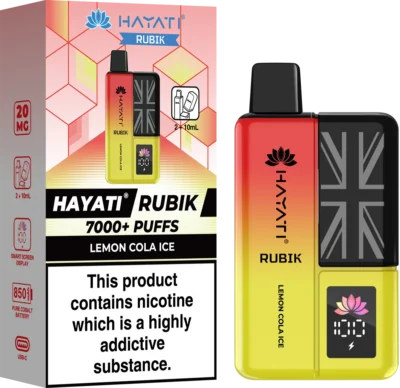 Lemon Cola Ice Hayati Rubik Prefilled Pod Kit