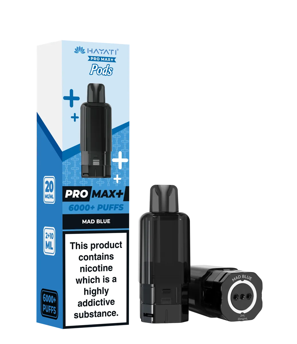 Mad Blue Hayati Pro Max Plus Pods