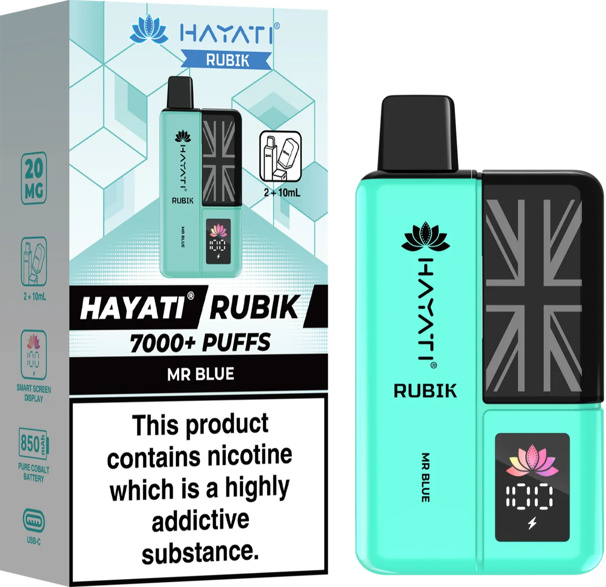 Mr Blue Hayati Rubik Prefilled Pod Kit