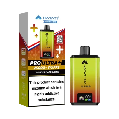 Orange Lemon Lime Hayati Pro Ultra Plus 25000 Prefilled Pod Kit