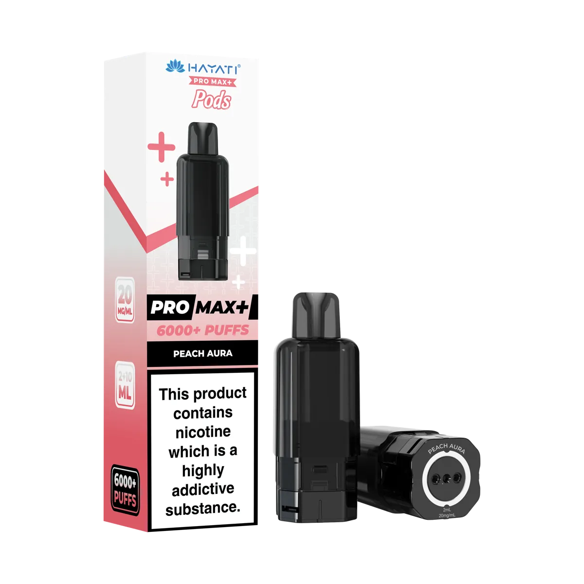 Peach Aura Hayati Pro Max Plus Pods