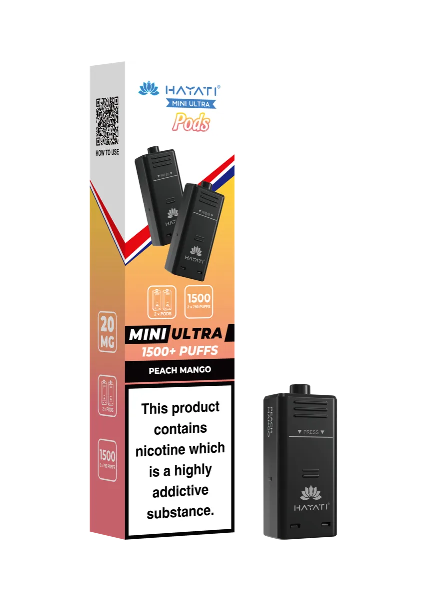 Peach Mango Hayati Mini Ultra Pods