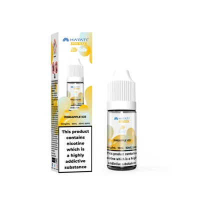 Pineapple Ice Hayati Pro Max nic salt, 10ml bottle and box