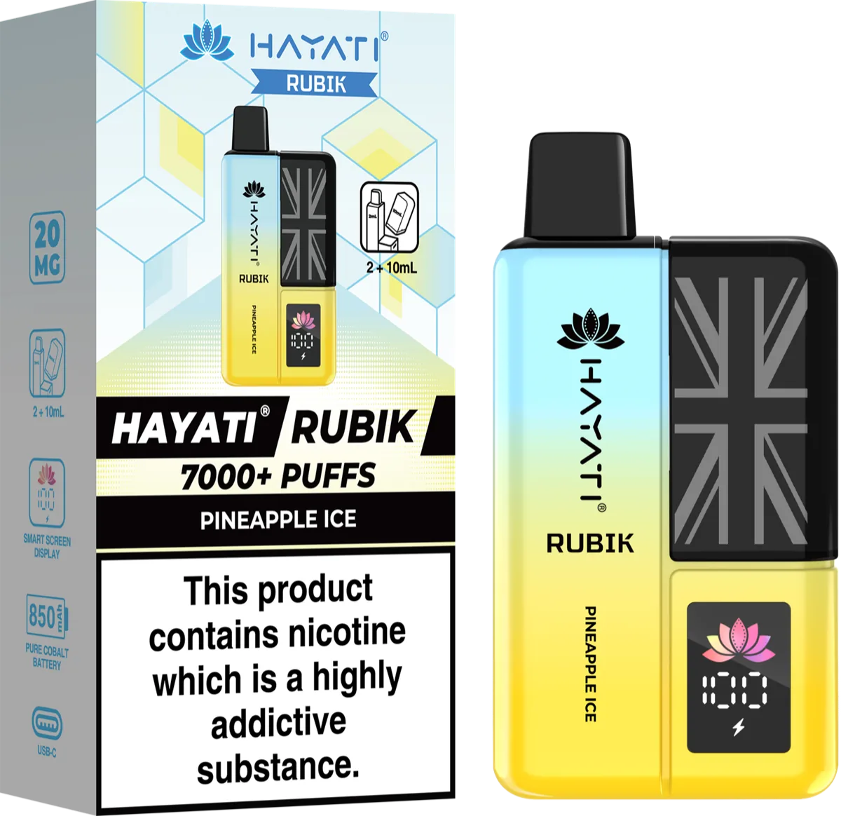Pineapple Ice Hayati Rubik Prefilled Pod Kit