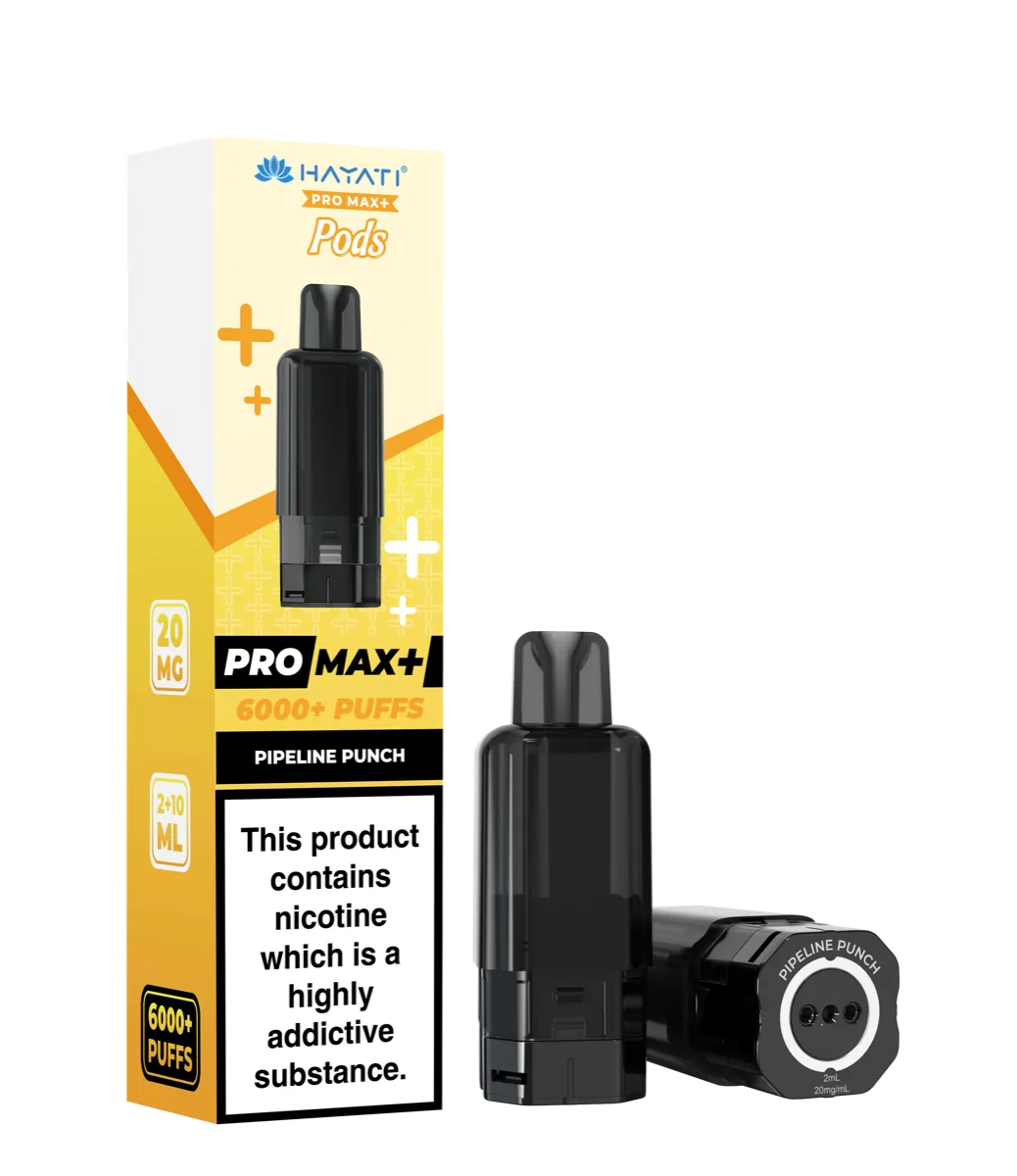 Pipeline Punch Hayati Pro Max Plus Pods