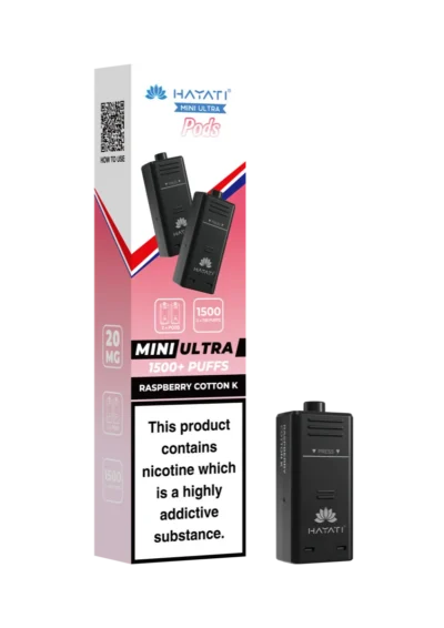Raspberry Cotton K Hayati Mini Ultra Pods