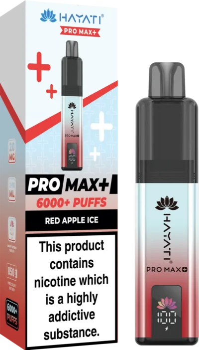 Red Apple Ice Hayati Pro Max Plus Pod Kit