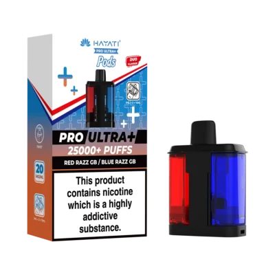 Red Razz GB/Blue Razz GB Hayati Pro Ultra Plus 25K Pods