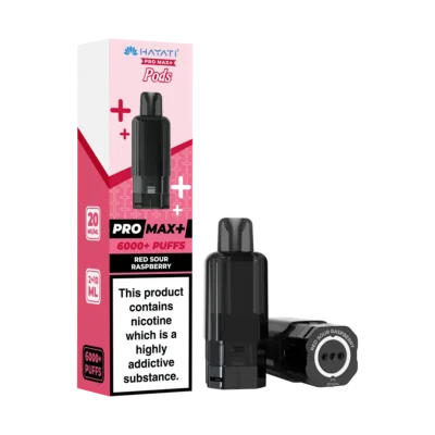 Red Sour Raspberry Hayati Pro Max Plus Pods
