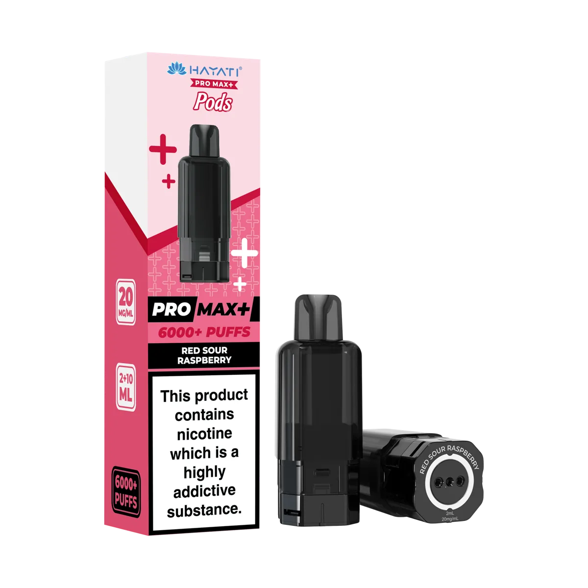 Red Sour Raspberry Hayati Pro Max Plus Pods