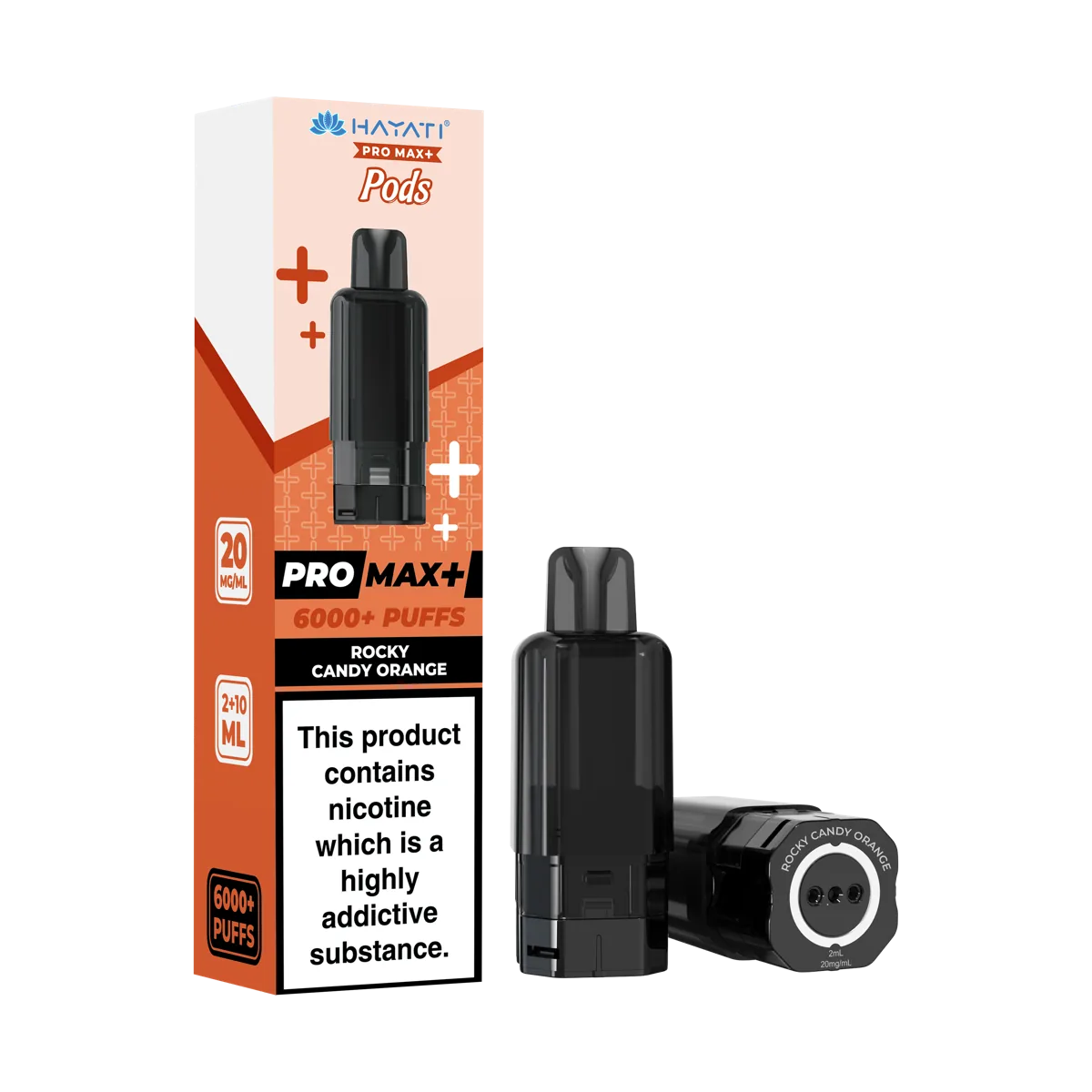 Rocky Candy Orange Hayati Pro Max Plus Pods