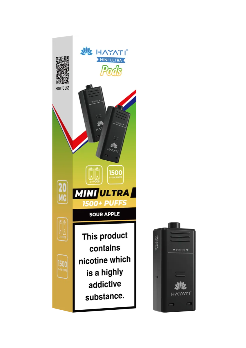 Sour Apple Hayati Mini Ultra Pods