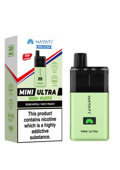 Sour Apple / Juicy Peach Hayati Mini Ultra Pod Kit