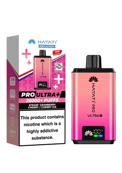 Straw’ Cranberry Cherry / Cherry Ice Hayati Pro Ultra Plus 25000 Prefilled Pod Kit