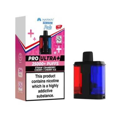 Straw’ Cranberry Cherry / Cherry Ice Hayati Pro Ultra Plus Pods