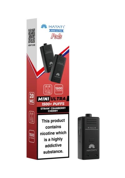 Straw’ Cranberry Cherry Hayati Mini Ultra Pods