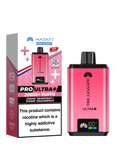 Straw’ Grapefruit / Straw’ Dragonfruit Hayati Pro Ultra Plus 25000 Prefilled Pod Kit
