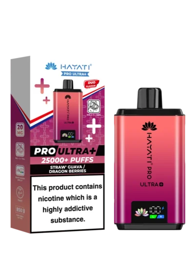Straw’ Guava / Dragon Berries Hayati Pro Ultra Plus 25000 Prefilled Pod Kit