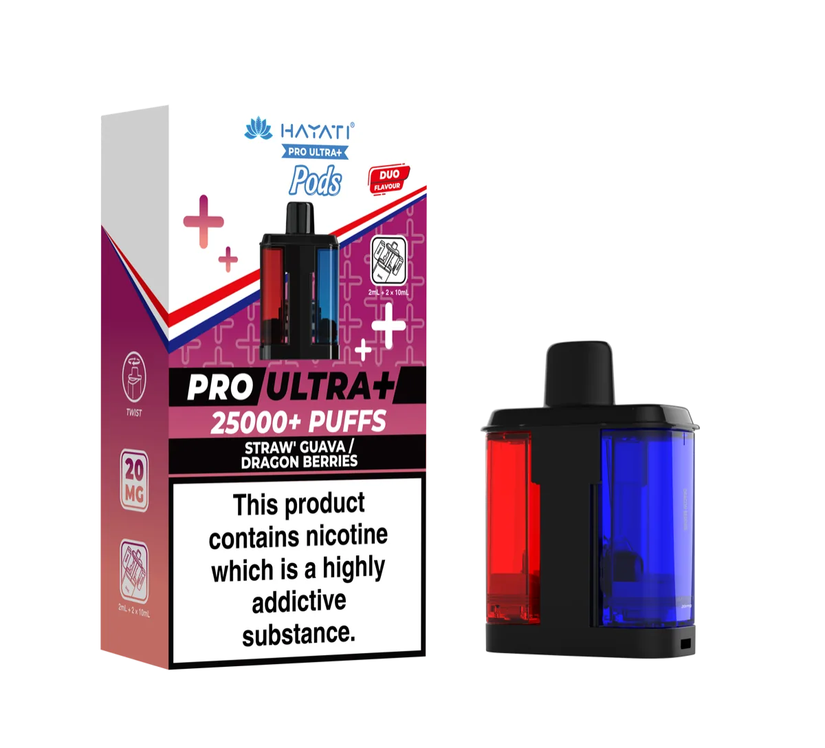 Straw’ Guava / Dragon Berries Hayati Pro Ultra Plus Pods