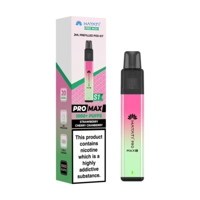 Strawberry Cherry Cranberry Hayati Pro Max S1 Prefilled Pod Kit