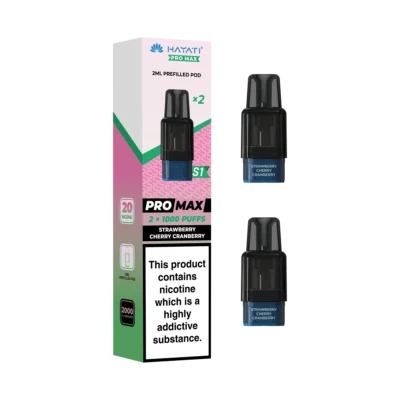 Strawberry Cherry Cranberry Hayati Pro Max S1 Pods