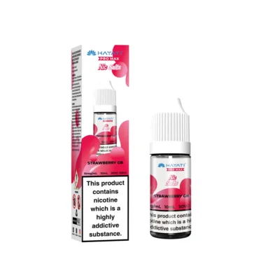 Strawberry Gummy Bear Hayati Pro Max nic salt, 10ml bottle and box