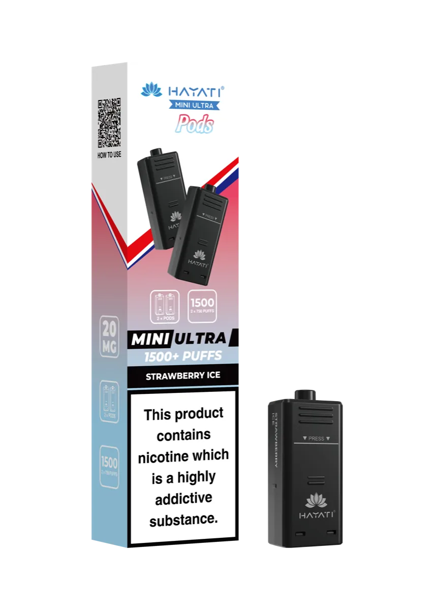 Strawberry Ice Hayati Mini Ultra Pods