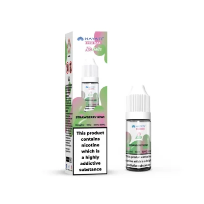 Strawberry Kiwi Hayati Pro Max nic salt, 10ml bottle and box, 10mg