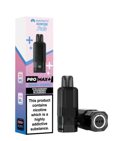 Strawberry Raspberry Blueberry Hayati Pro Max Plus Pods