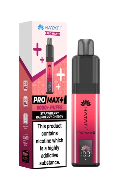 Strawberry Raspberry Cherry Hayati Pro Max Plus Pod Kit