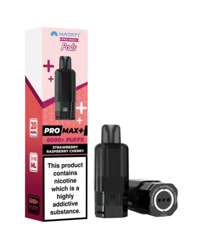 Strawberry Raspberry Cherry Hayati Pro Max Plus Pods