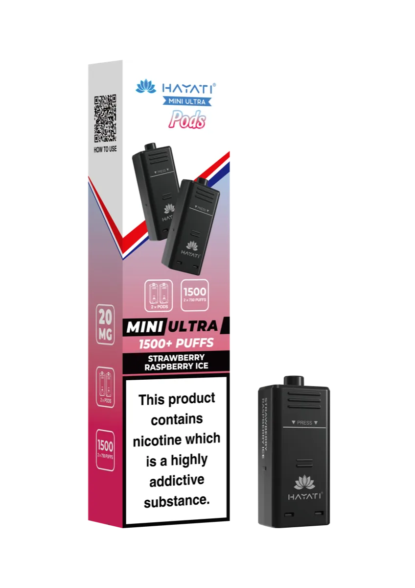 Strawberry Raspberry Ice Hayati Mini Ultra Pods
