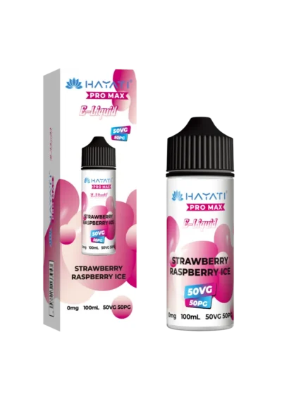 Strawberry Raspberry Ice Hayati Pro Max 50/50 Shortfill E-Liquid