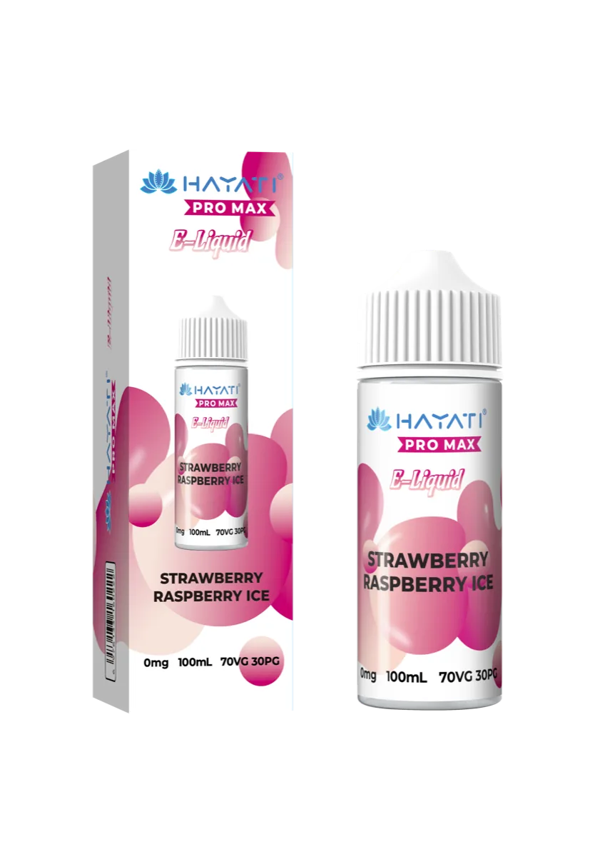 Strawberry Raspberry Ice Hayati Pro Max 70/30 E-Liquid