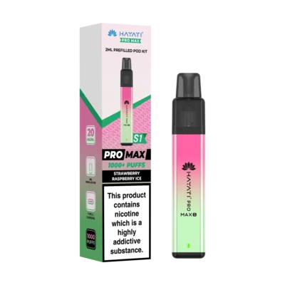 Strawberry Raspberry Ice Hayati Pro Max S1 Prefilled Pod Kit