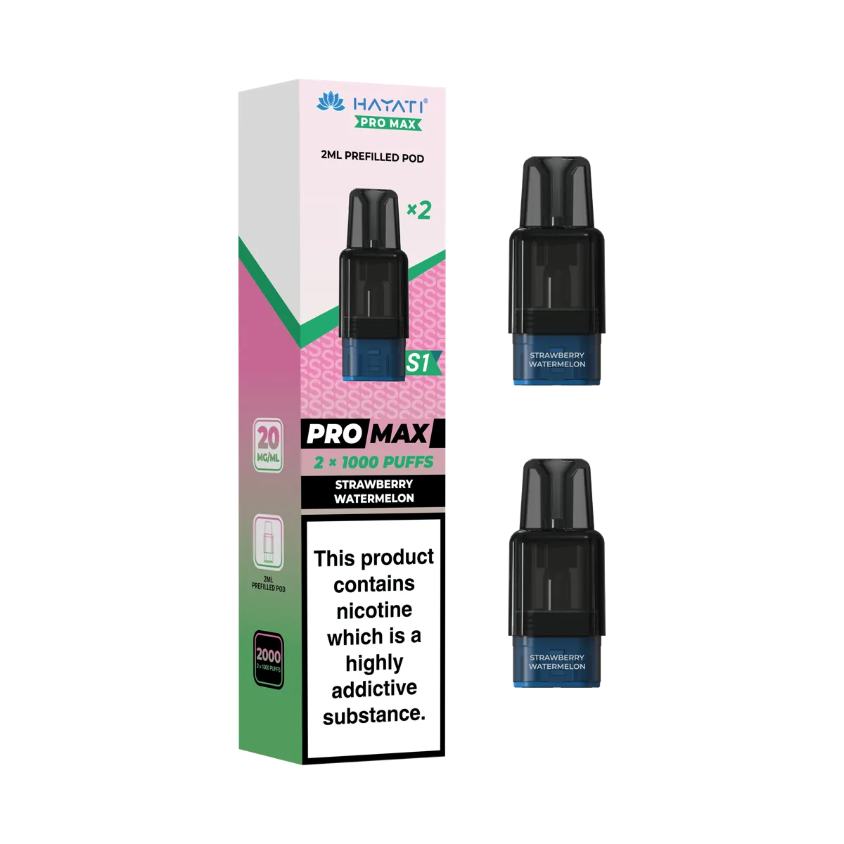 Strawberry Watermelon Hayati Pro Max S1 Pods