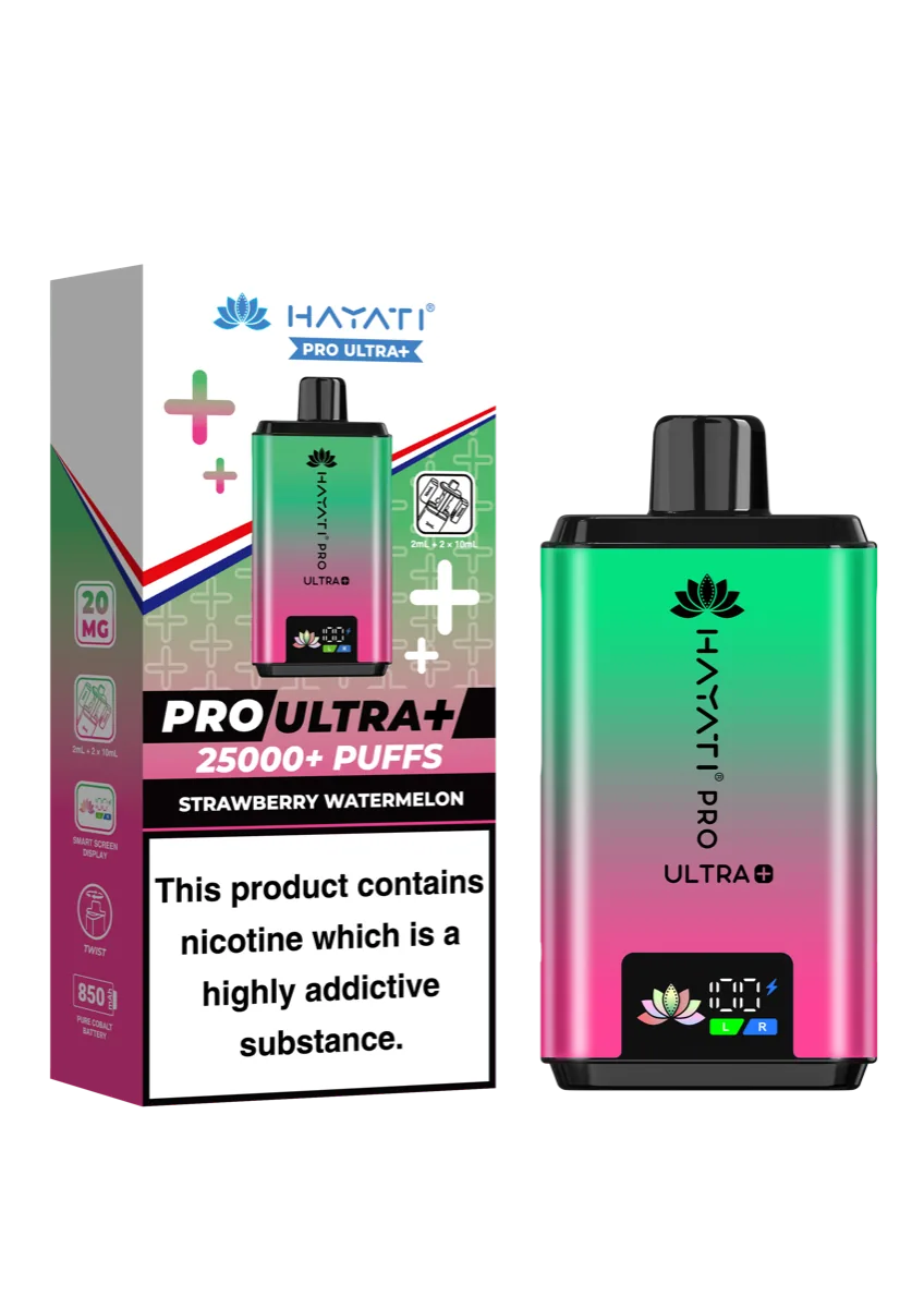 Strawberry Watermelon Hayati Pro Ultra Plus 25000 Prefilled Pod Kit
